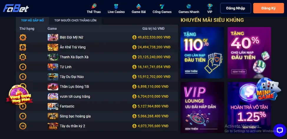 Tin tức khuyến mãi ysb66 win
